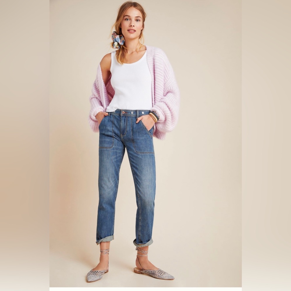 Anthropologie Pilcro High Rise Boyfriend jeans 28